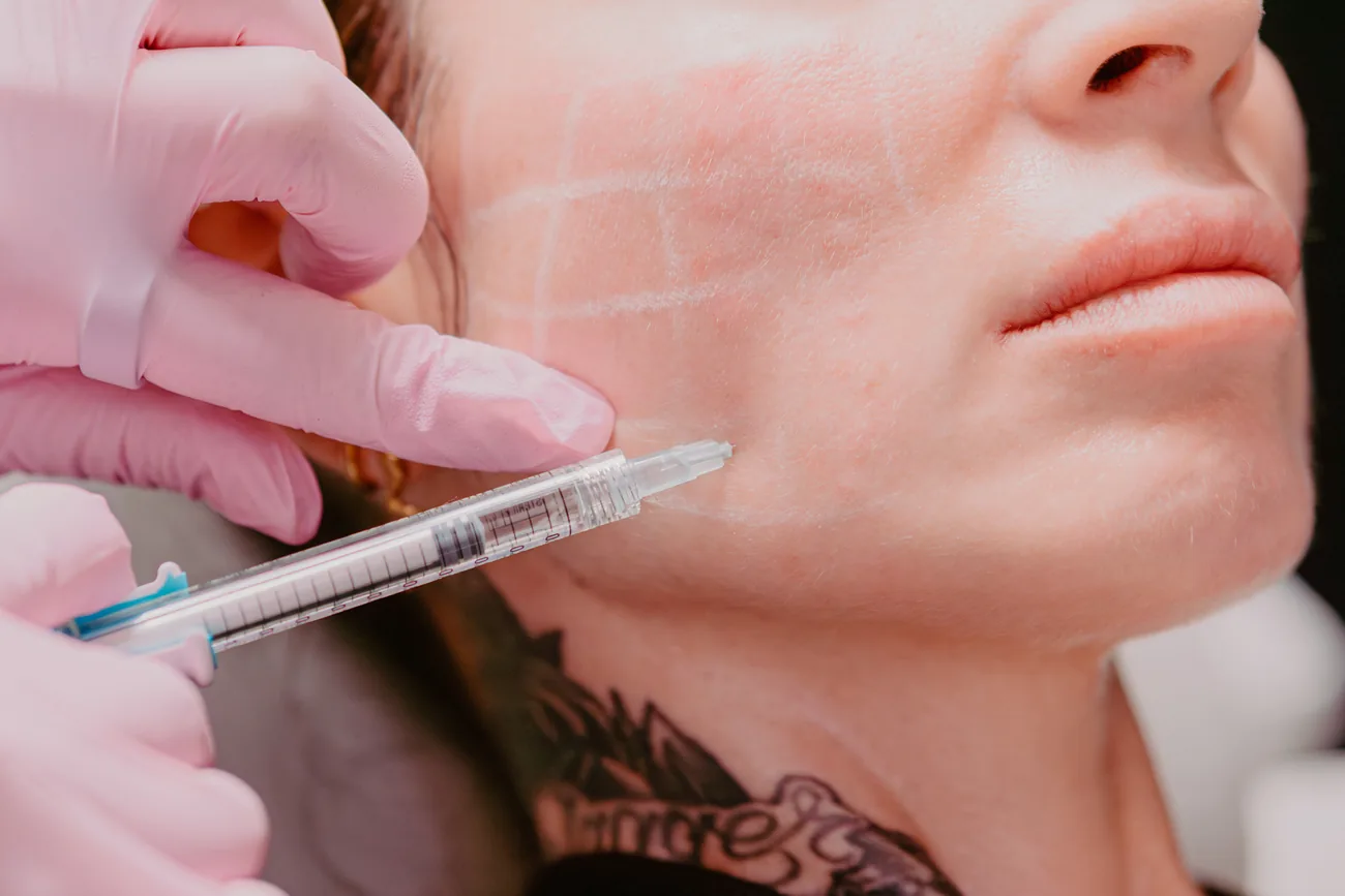 A precise injectable treatment addressing a targeted skin concern